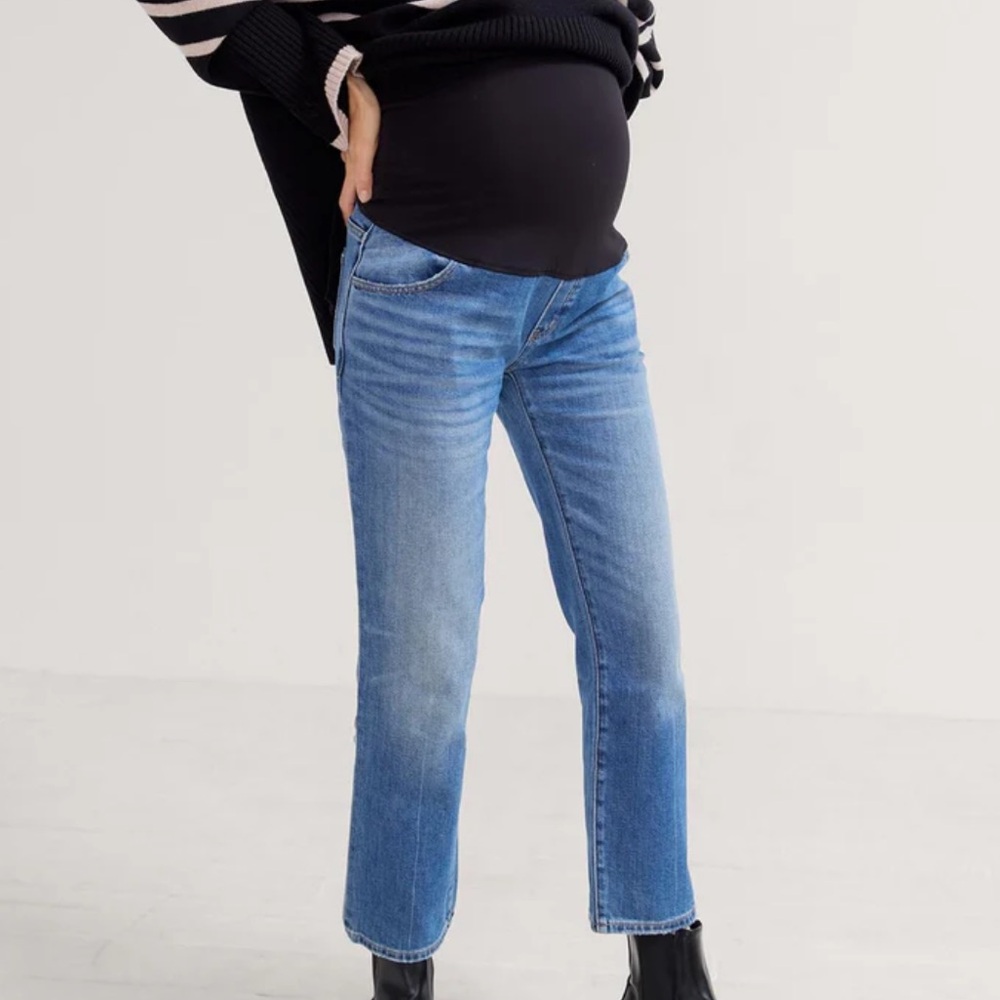 Hatch The Over The Bump Straight Maternity Jean Size 29
